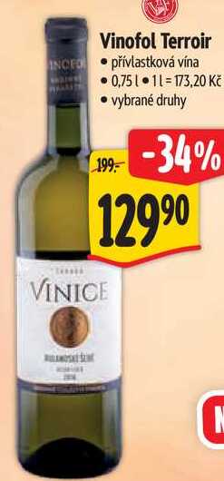 Vinofol Terroir, 0,75 l