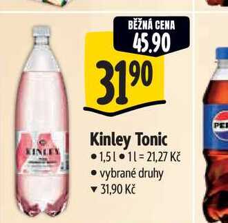 Kinley Tonic Water 1,5 l