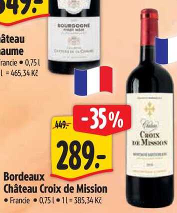 Bordeaux Château Croix de Mission, 0,75 l