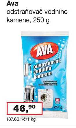 Ava odstraňovač vodního kamene, 250 g 