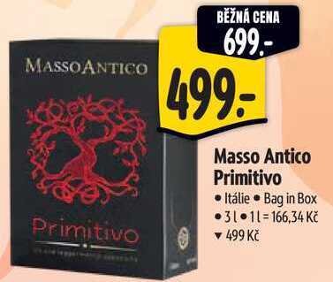 Masso Antico Primitivo, 3 l