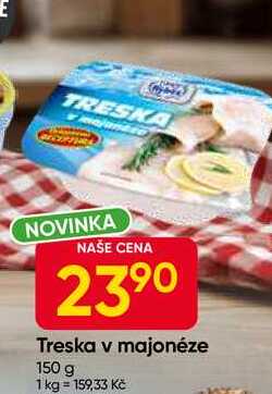 Rybex Treska v majonéze 150g