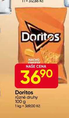 Doritos různé druhy 100 g 