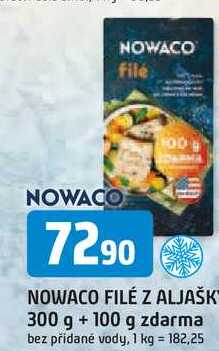 NOWACO FILÉ Z ALJAŠK 300 g + 100 g