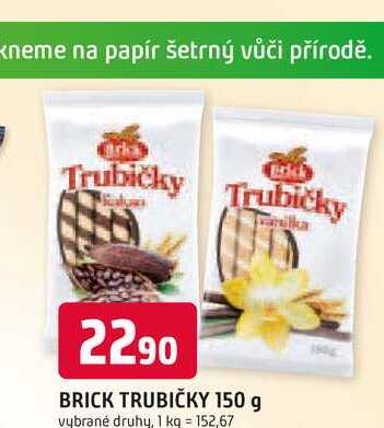 BRICK TRUBIČKY 150 g