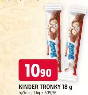 KINDER TRONKY 18 g 