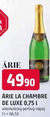 ÁRIE LA CHAMBRE DE LUXE 0,75 L 