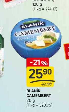 BLANÍK CAMEMBERT 80 g 