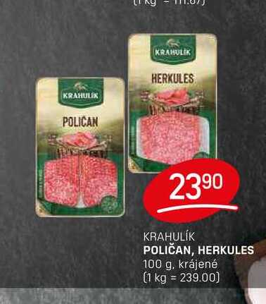 POLIČAN, HERKULES 100 g, krájené