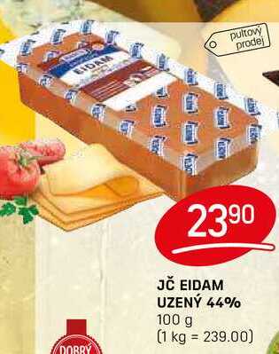 JČ EIDAM UZENÝ 44% 100 g 