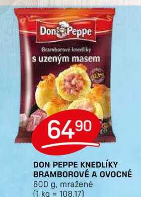 DON PEPPE KNEDLÍKY BRAMBOROVÉ A OVOCNÉ 600 g