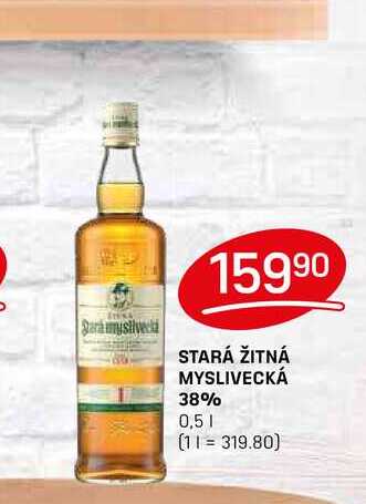 STARÁ ŽITNÁ MYSLIVECKÁ 38% 0,5l