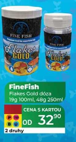 FineFish Flakes Gold dóza 19g 100ml, 48g 