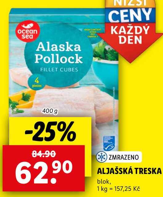 ALJAŠSKÁ TRESKA, 400 g