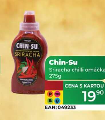 Chin-Su Sriracha chilli omáčka 275g 