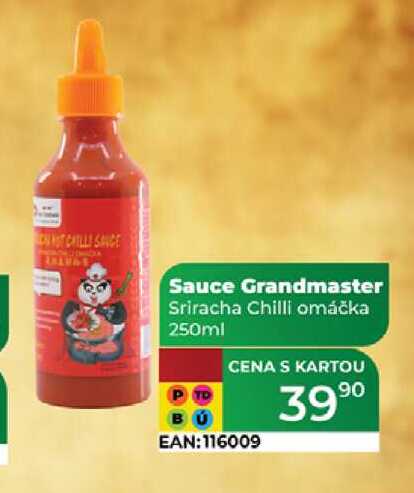 Sauce Grandmaster Sriracha Chilli omáčka 250ml  