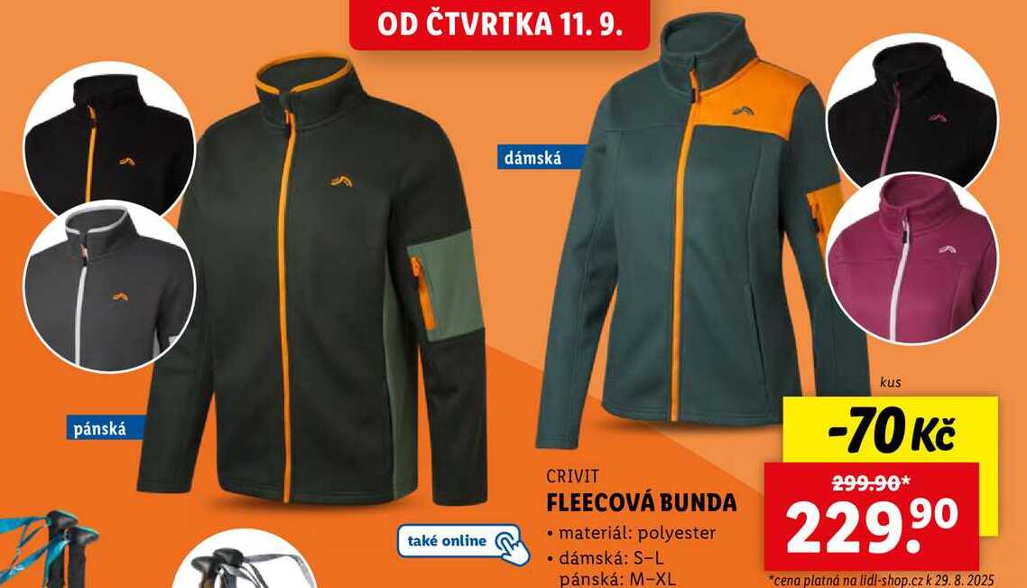FLEECOVÁ BUNDA 