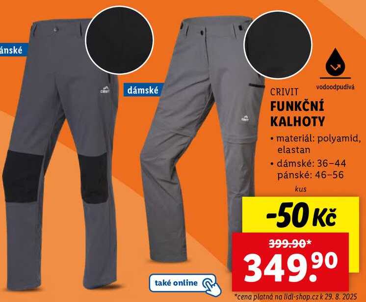 FUNKČNÍ KALHOTY