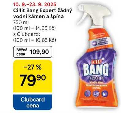 Cillit Bang Expert žádný vodní kámen a špína, 750 ml  