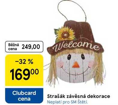 Strašák závěsná dekorace 
