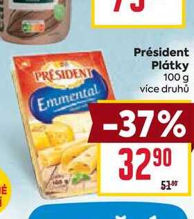 Président Plátky 100 g 