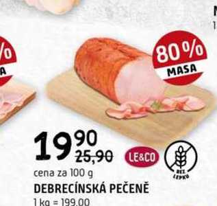 DEBRECÍNSKÁ PEČENĚ 100 g 