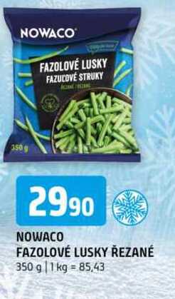 NOWACO FAZOLOVÉ LUSKY ŘEZANÉ 350 g 
