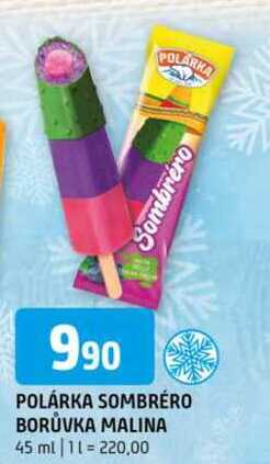 POLÁRKA SOMBRERO BORŮVKA MALINA 45 ml 