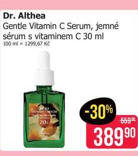 Dr. Althea Gentle Vitamin C Serum, jemné sérum s vitaminem C 30 ml