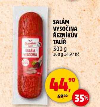 SALÁM VYSOČINA ŘEZNÍKŮV TALÍŘ, 300 g  