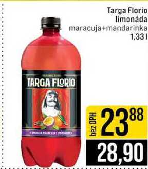 Targa Florio limonáda maracuja+mandarinka  1,33 l 