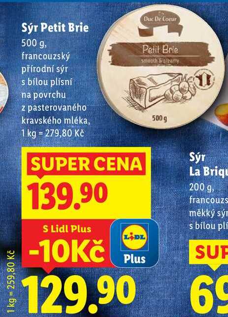 Sýr Petit Brie, 500 g