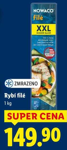 Rybí filé, 1 kg