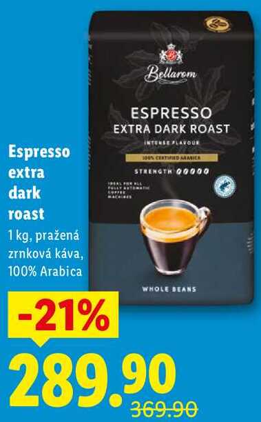 Espresso extra dark roast, 1 kg