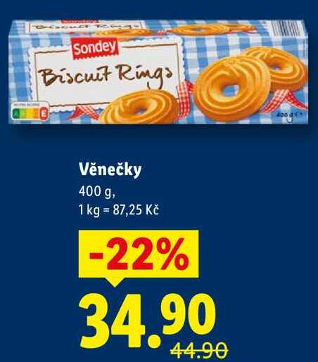 Věnečky, 400 g