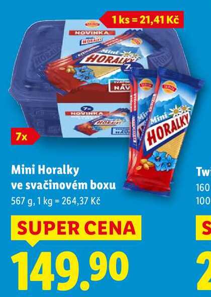 Mini Horalky ve svačinovém boxu, 567 g