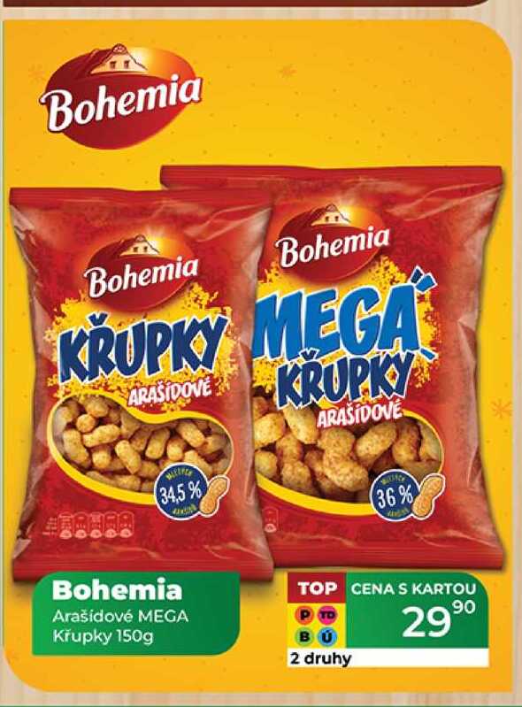 Bohemia Arašídové MEGA Křupky 150g 