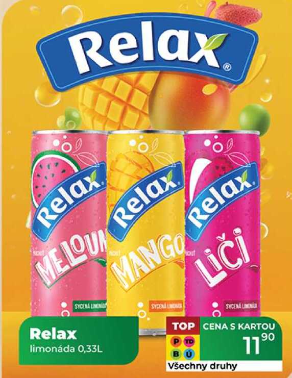 Relax limonáda 0,33L 