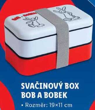 SVAČINOVÝ BOX BOB A BOBEK