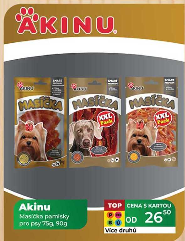 Akinu Masička pamlsky pro psy 75g, 90g  