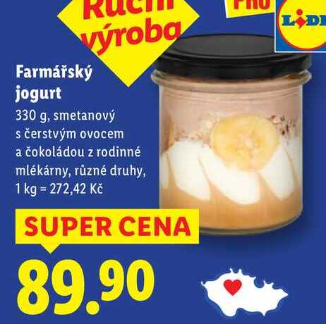 Farmářský jogurt, 330 g