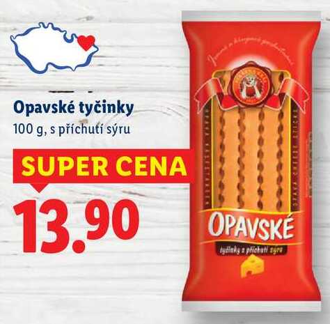 Opavské tyčinky, 100 g