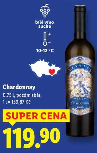 Chardonnay, 0,75 l
