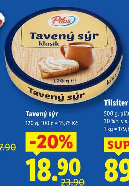 Tavený sýr, 120 g