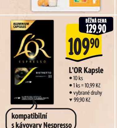   L'OR Kapsle  10 ks  