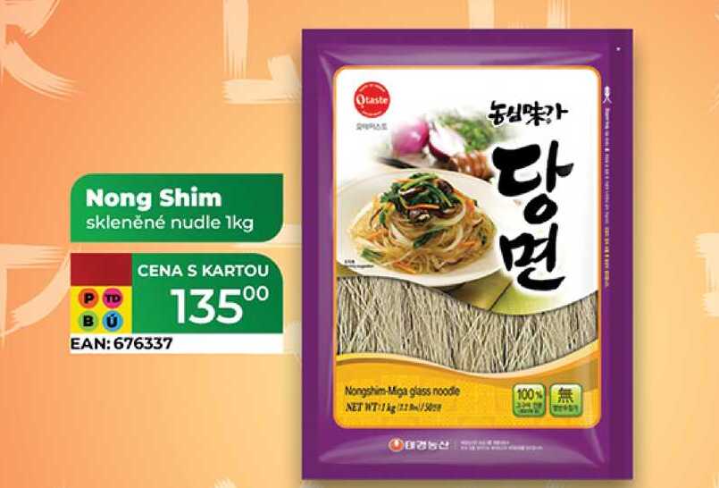 Nong Shim skleněné nudle 1kg  