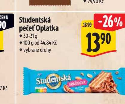 ORION STUDENTSKÁ PEČEŤ  31 g