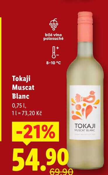 Tokaji Muscat Blanc, 0,75 l