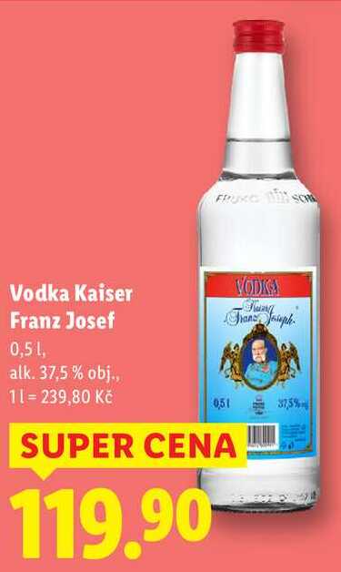Vodka Kaiser Franz Josef, 0,5 l
