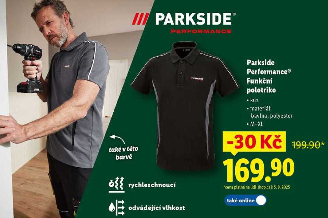 Parkside Performance Funkční polotriko 